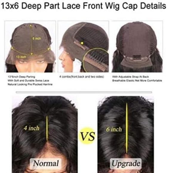 Brazilian Virgin Human Hair Wig Straight Lace Front - VIP Beauty Store - Picture 3 of 10